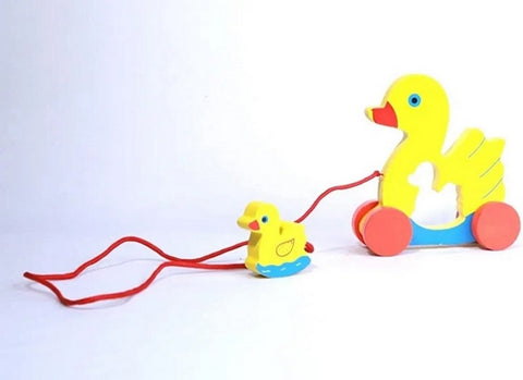 Wooden 2 in 1 pullalong  Duck - EKT2661