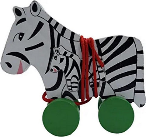 Wooden 2 in 1 pullalong  Zebra - EKT2662