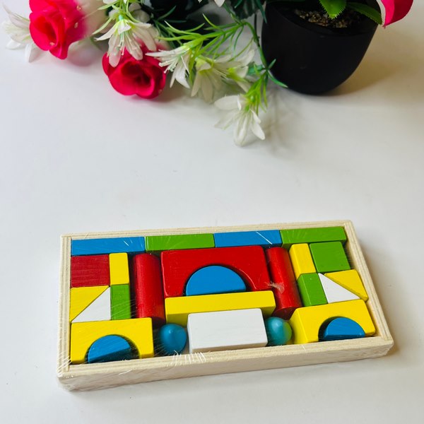 Wooden color blocks 26 pcs - EKT2671