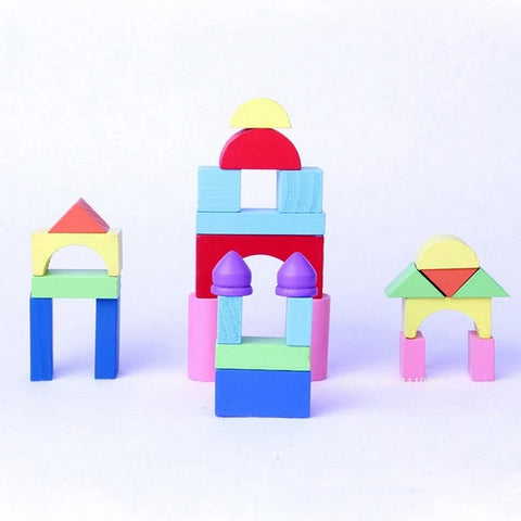 Wooden color blocks 26 pcs - EKT2671