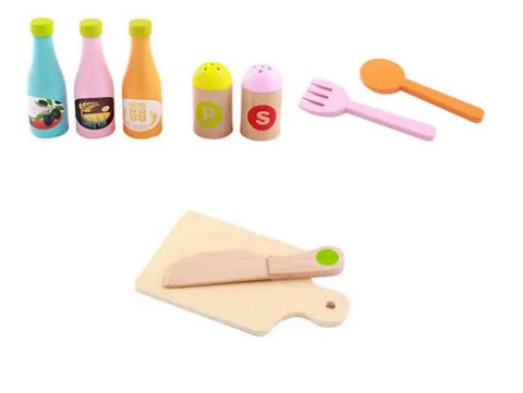 Wooden giraffe Kitchen set - EKT2675