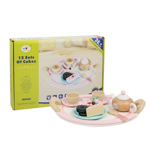 Wooden 12 set of cake - EKT2678