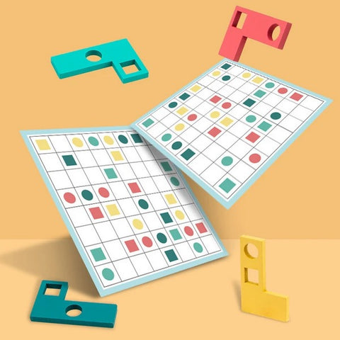 Interactive Type L Paired Puzzle Set for Kids | Enhances Focus & Logic Skills