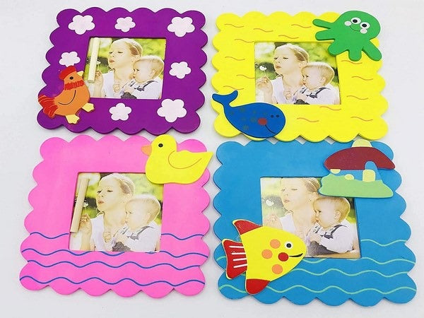 Wooden photo frame 1pc random design will be shipped - EKT2698