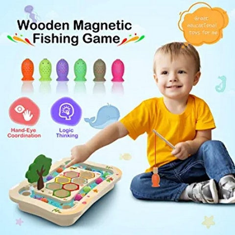 Wooden Fishing game - EKT2700