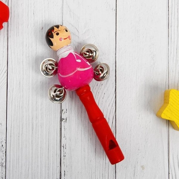 Whistle rattle for just born 1pc random design will be shipped - EKT2710