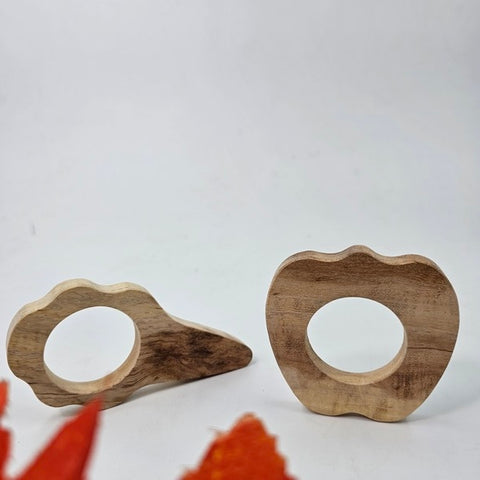 Wooden neem teethers 2in1 design no2 - EKT2714