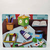 Wooden 2pc puzzle board painting kit - 1 Pc Random Design Will be shipped - EKT2722
