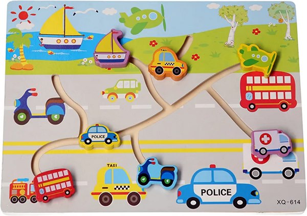 Wooden mazing board transports - EKT2741