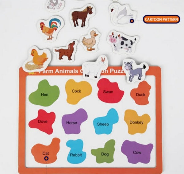 Farm Animals Cognition Puzzle - EKT2760