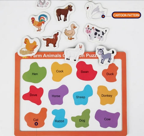 Farm Animals Cognition Puzzle - EKT2760