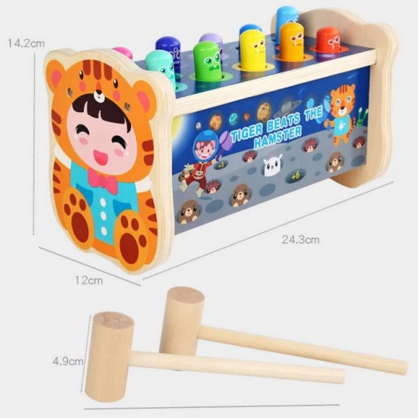 Tiger beats the hamster - EKT2783