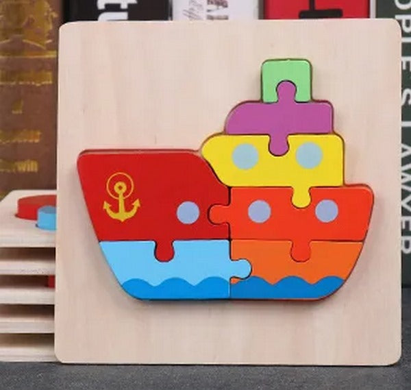 Wooden Puzzle Board With Name 1Pc Random Design Will Be Shipped - EKT2808