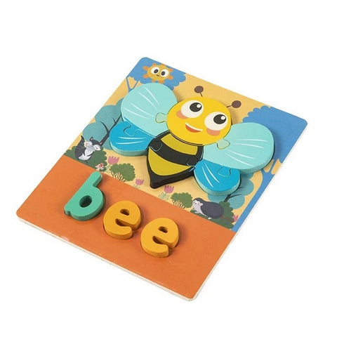 Wooden Jigsaw Puzzle Bee - EKT2827