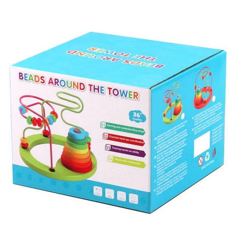 beads around the tower colorful 1Pc Random Design Will Be Shipped - EKT2837
