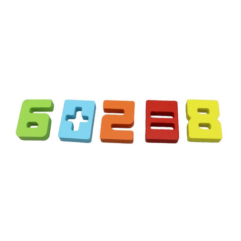 Wooden Chunky Puzzles Numbers - EKT2865