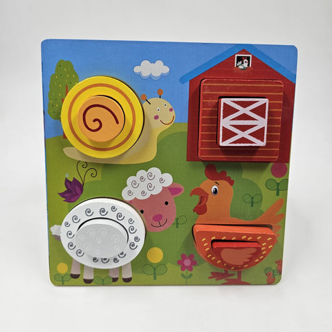 Wooden 3D chunky Puzzle Farm theme - EKT2869