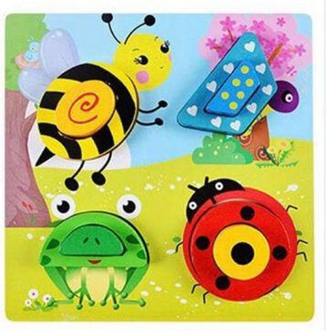 Wooden 3D chunky Puzzle Insect theme - EKT2871