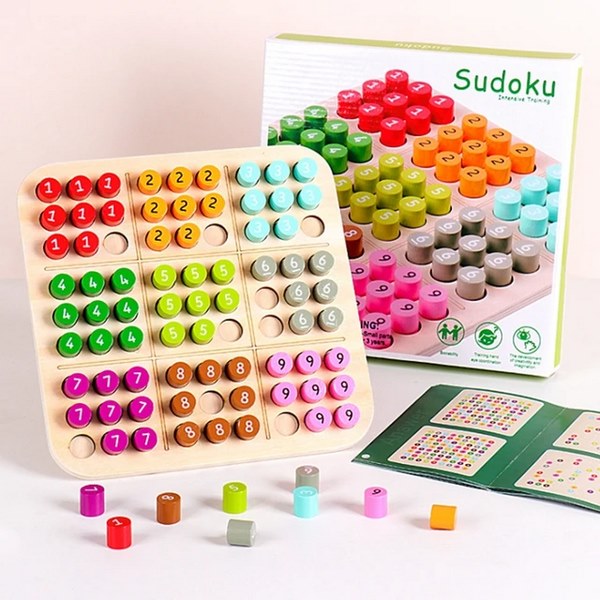 Wooden Sudoko Game Intensive Training - EKT2875