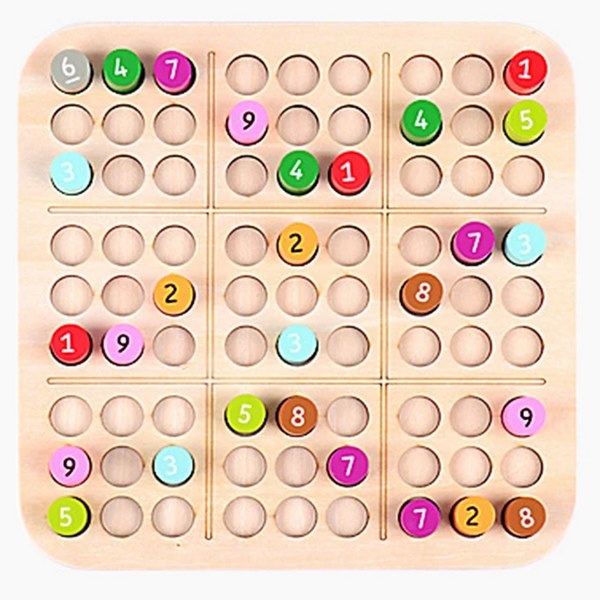 Wooden Sudoko Game Intensive Training - EKT2875