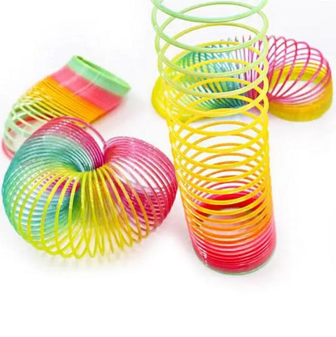 Colorful Rainbow Spring | Classic Slinky Play Toy for Kids