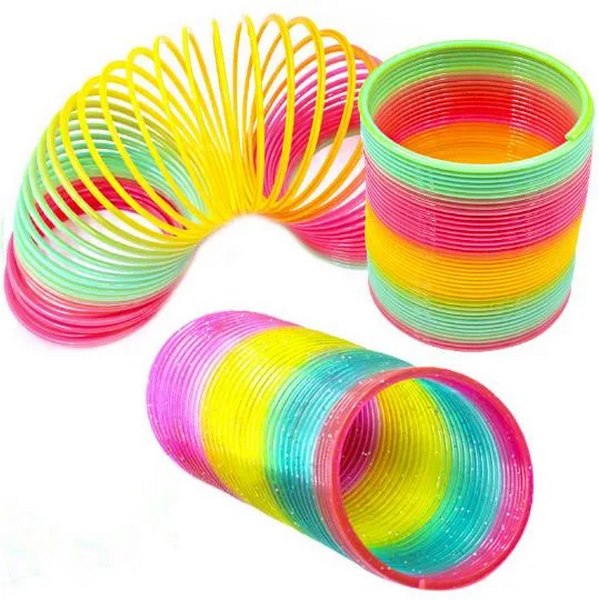 Colorful Rainbow Spring | Classic Slinky Play Toy for Kids