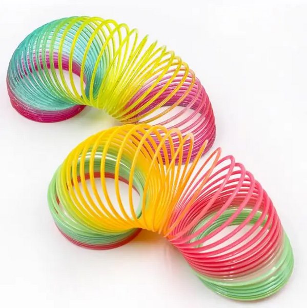 Colorful Rainbow Spring | Classic Slinky Play Toy for Kids
