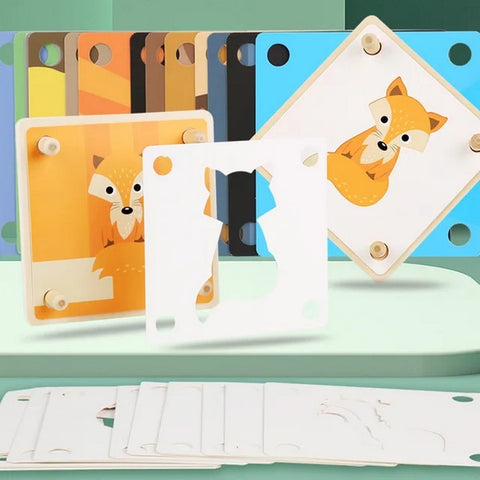 Matching Game Wild Animals 30 Pcs  - EKT2940