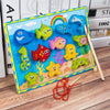 Wooden Magnetic Fishing Game - EKT2949