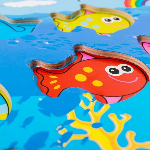 Wooden Magnetic Fishing Game - EKT2949