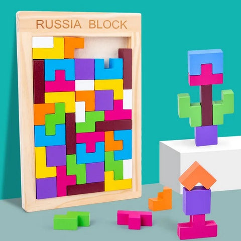 Wooden Cube Game - EKT2952