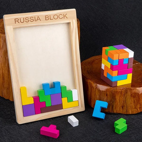 Wooden Cube Game - EKT2952