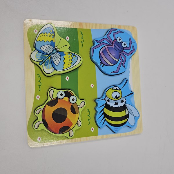 Wooden 4 In 1 Puzzle Insect - EKT2970 β Extrokids