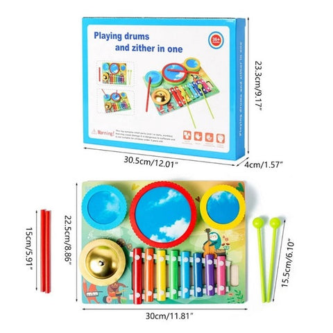 Playing Drums And Zither - EKT2991