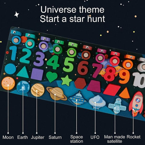 Wooden Universe Matching Board - EKT2996