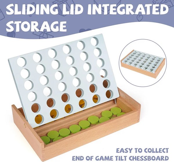 Wooden Connect 4 - EKT2999