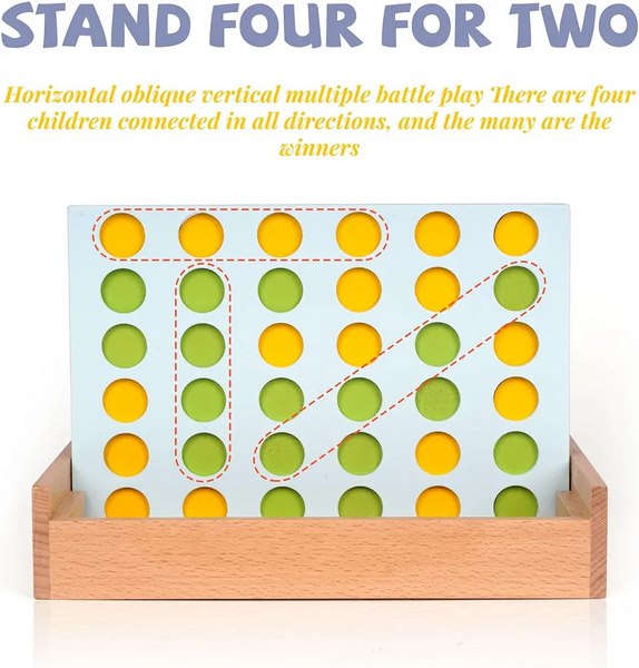 Wooden Connect 4 - EKT2999