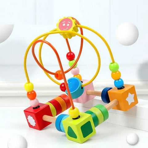 Wooden Colorful Bead Maze - EKT3000