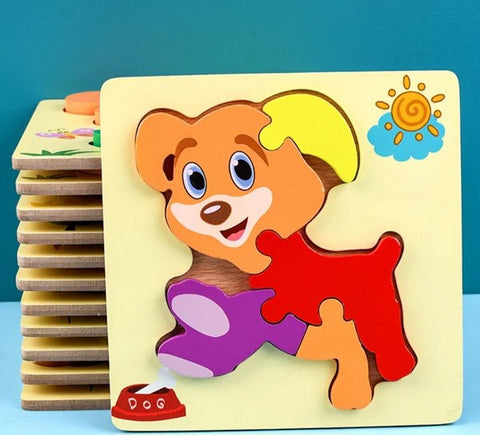 Wooden 6X6 Puzzle Dog - EKT3032