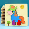 Wooden 6X6 Puzzle Horse - EKT3035