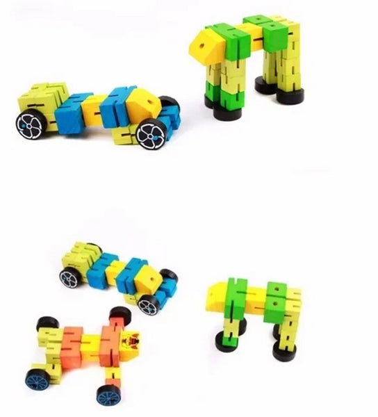 Wooden Distortion Robot - EKT3043