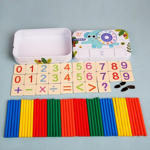 Wooden Stick Numbers Game With Storage Box - EKT3045 – Extrokids