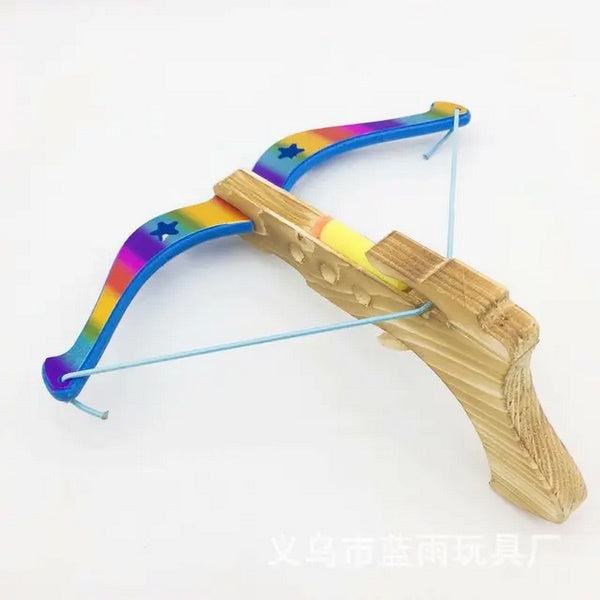 Wooden Bow and Arrow Set | Outdoor Archery (One Random Design Shipped)