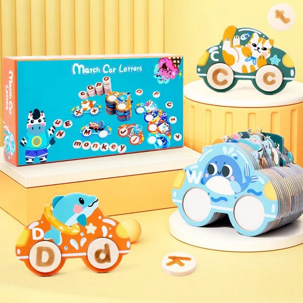 Wooden Matching Letter Game - EKT3097