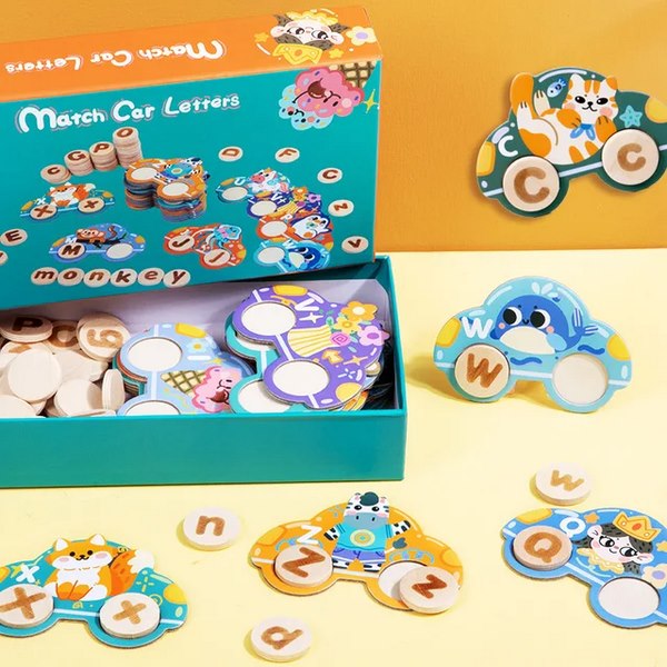 Wooden Matching Letter Game - EKT3097