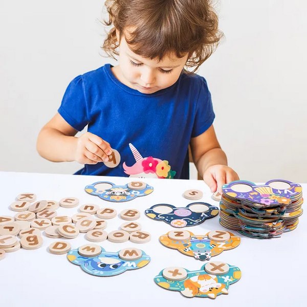 Wooden Matching Letter Game - EKT3097