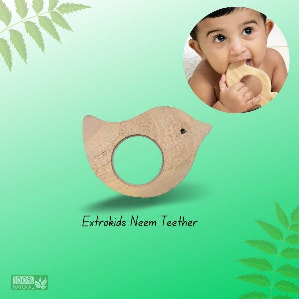 Wooden Neem Teether 1pc will be shipped - EKT3100