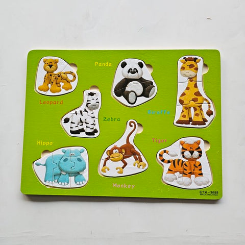 Wooden Animal Matching Puzzle - EKT3106