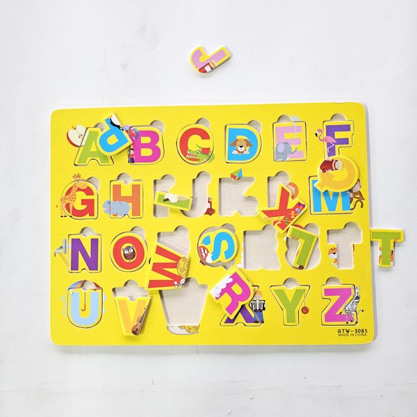 Wooden Alphabet Matching Puzzle - EKT3111