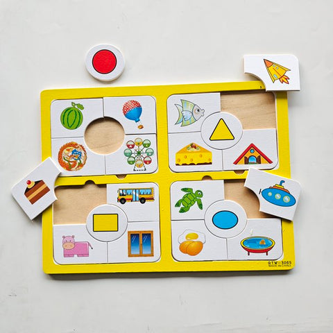 Wooden Shape Matching Puzzle - EKT3112